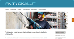 Desktop Screenshot of pk-tyokalut.fi